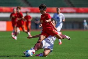 轰24脚战平！中国女足1-1乌兹别克斯坦 张琳艳头球扳平王妍雯助攻